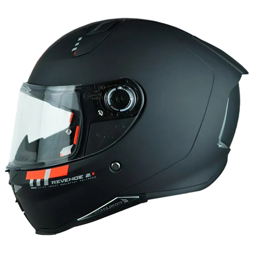 CASCO MT REVENGE 2S SOLID NEGRO MATE