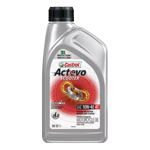 ACEITE CASTROL ACTEVO SCOOTER 10W-40 1LT