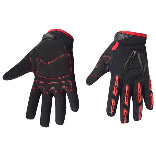 GUANTES BULLET 833 NEGRO ROJO