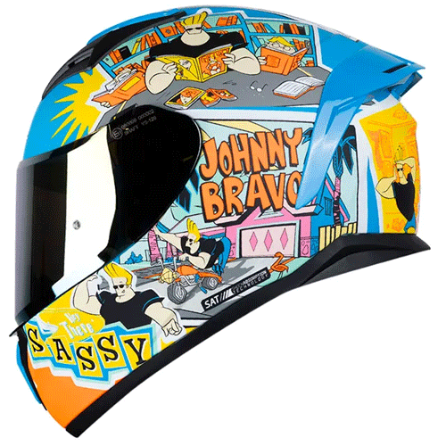CASCO SHAFT 582SP JOHNY BRAVO AZUL