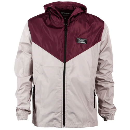 CHAQUETA CORTAV ECO YAMAHA VINOTINTO GRIS