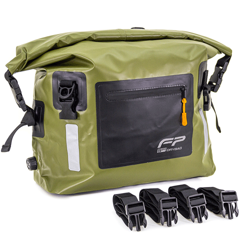 MALETA FIREPARTS DRYBAG IMPERMEABLE S30 VERDE MILITAR