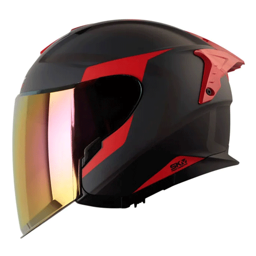CASCO SHAFT PRO 240DV MAISON GRIS MATE ROJO