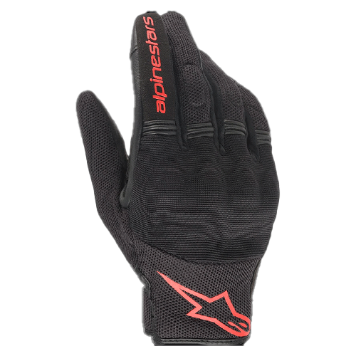 GUANTES ALPINESTAR COPPER NEGRO ROJO FLUOR