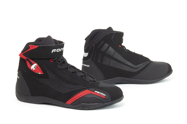 BOTA FORMA GENESIS NEGRO ROJO