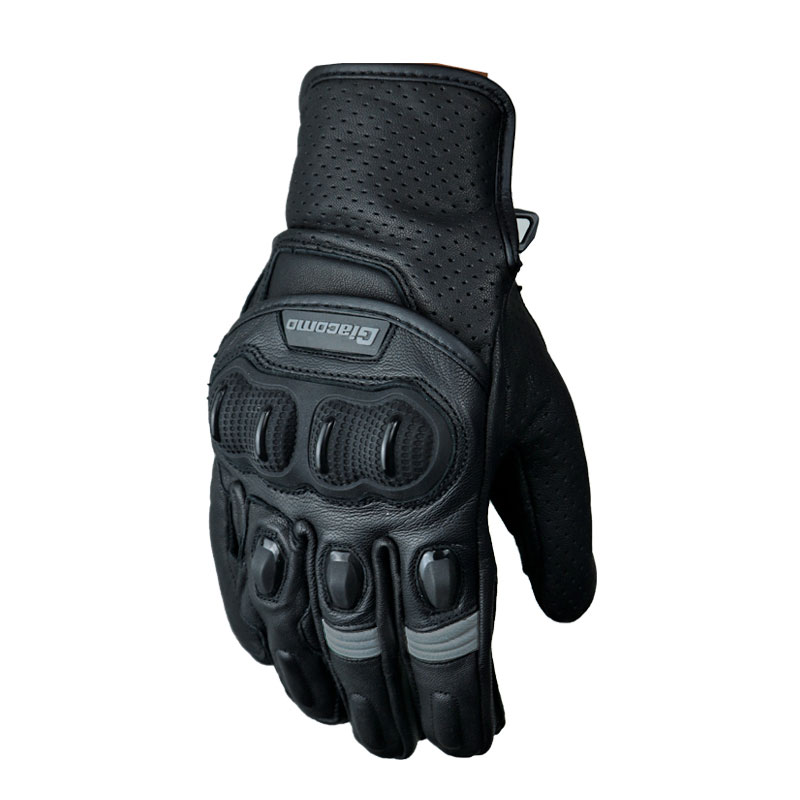 GUANTES GIACOMO CUERO STREET RACE NEGRO