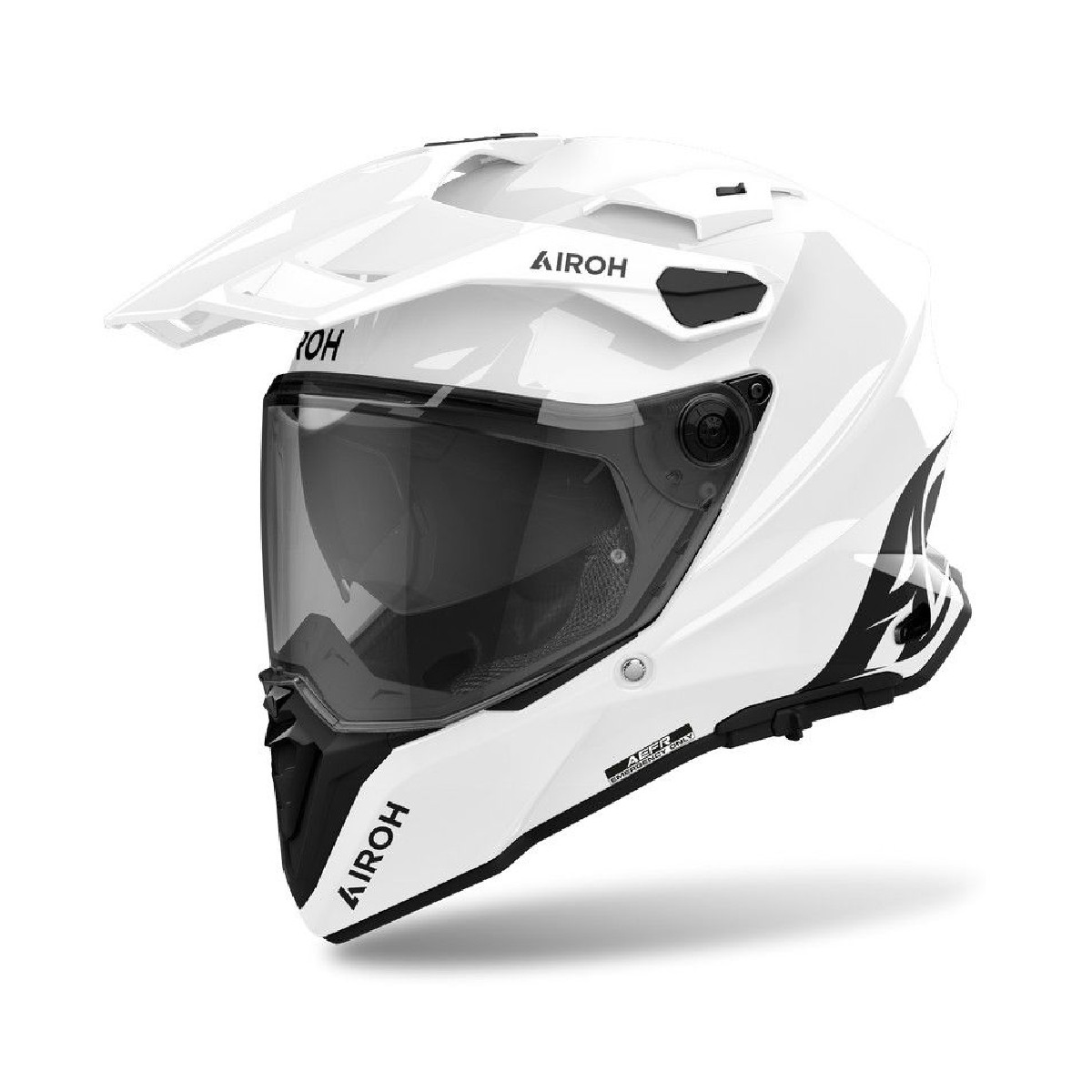 CASCO AIROH DUAL COMMANDER 2 BLANCO BRILLANTE