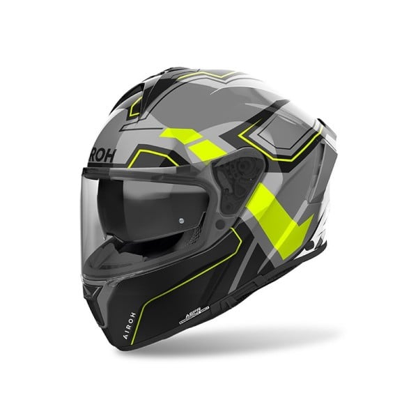 CASCO AIROH SPARK 2 DART AMARILLO GRIS BRILLO