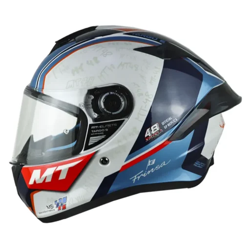 CASCO MT TARGO S IVAN ORTOLA 2024 BLANCO AZUL BRILLO