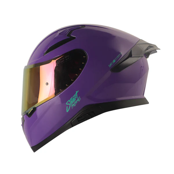 CASCO SHAFT PRO 612DV SOLID MORADO TURQUESA BRILLO