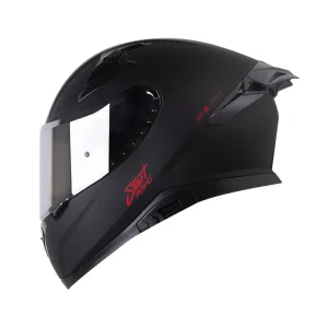 CASCO SHAFT PRO 612DV SOLID NEGRO ROJO MATE