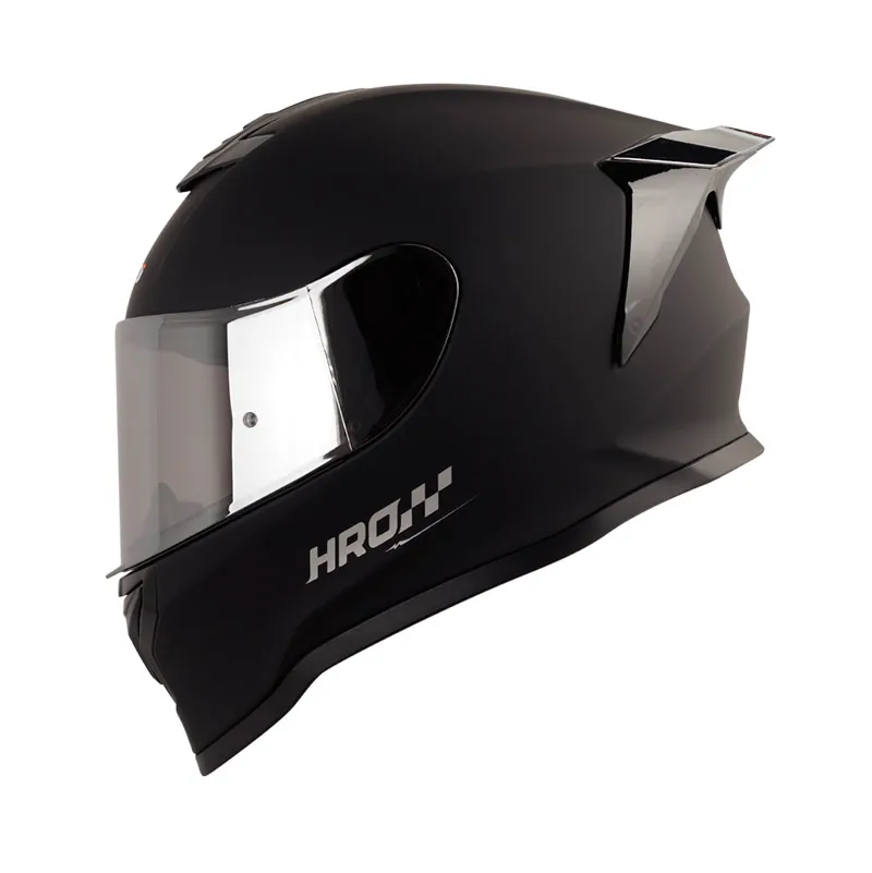 CASCO HRO 506SP SOLID NEGRO GRIS OSCURO MATE