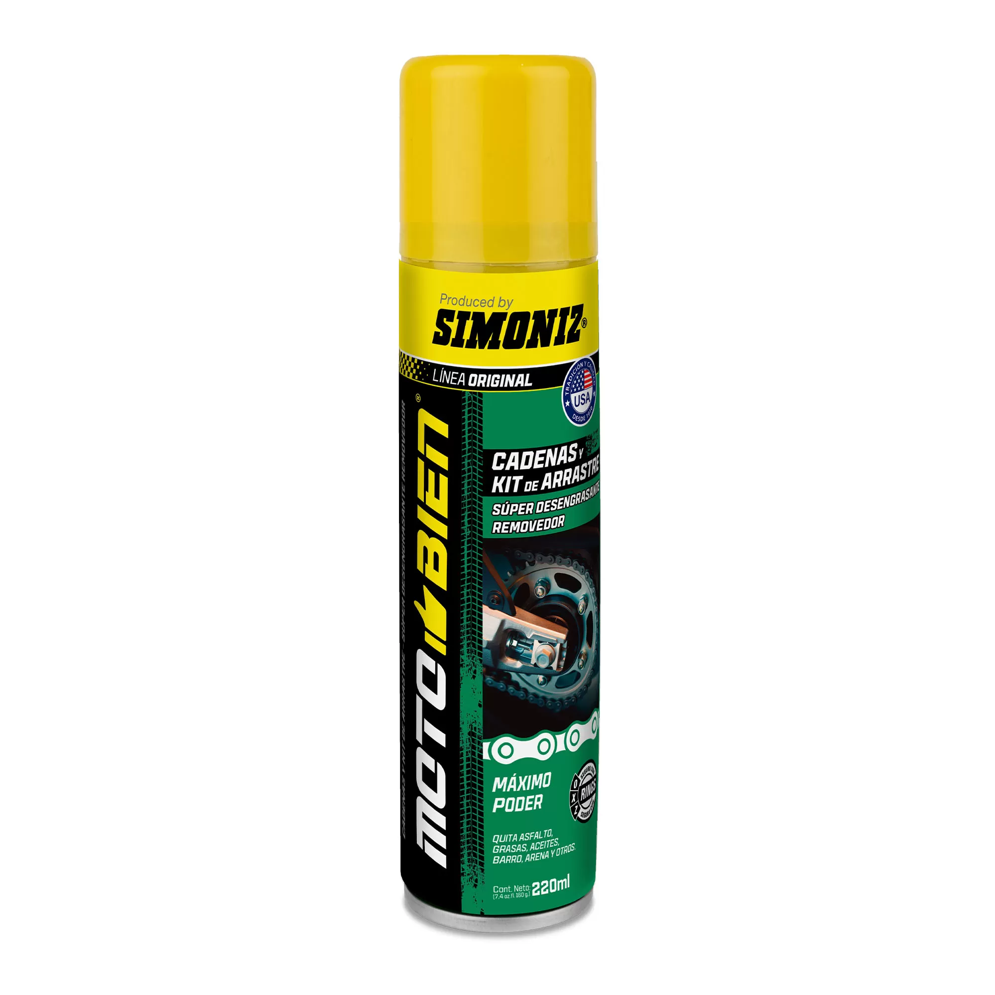 DESENGRASANTE DE CADENAS SIMONIZ 220ML