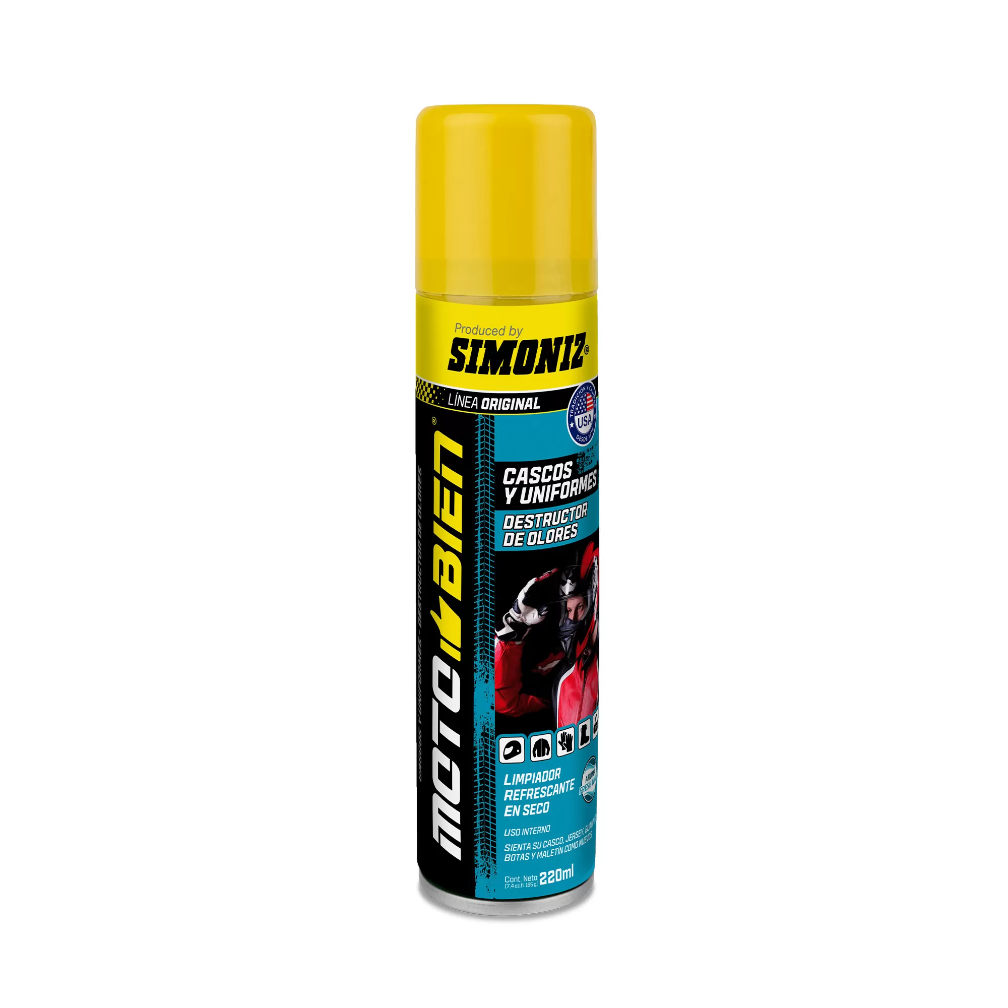 LIMPIADOR SIMONIZ INTERIOR CASCO 220ML
