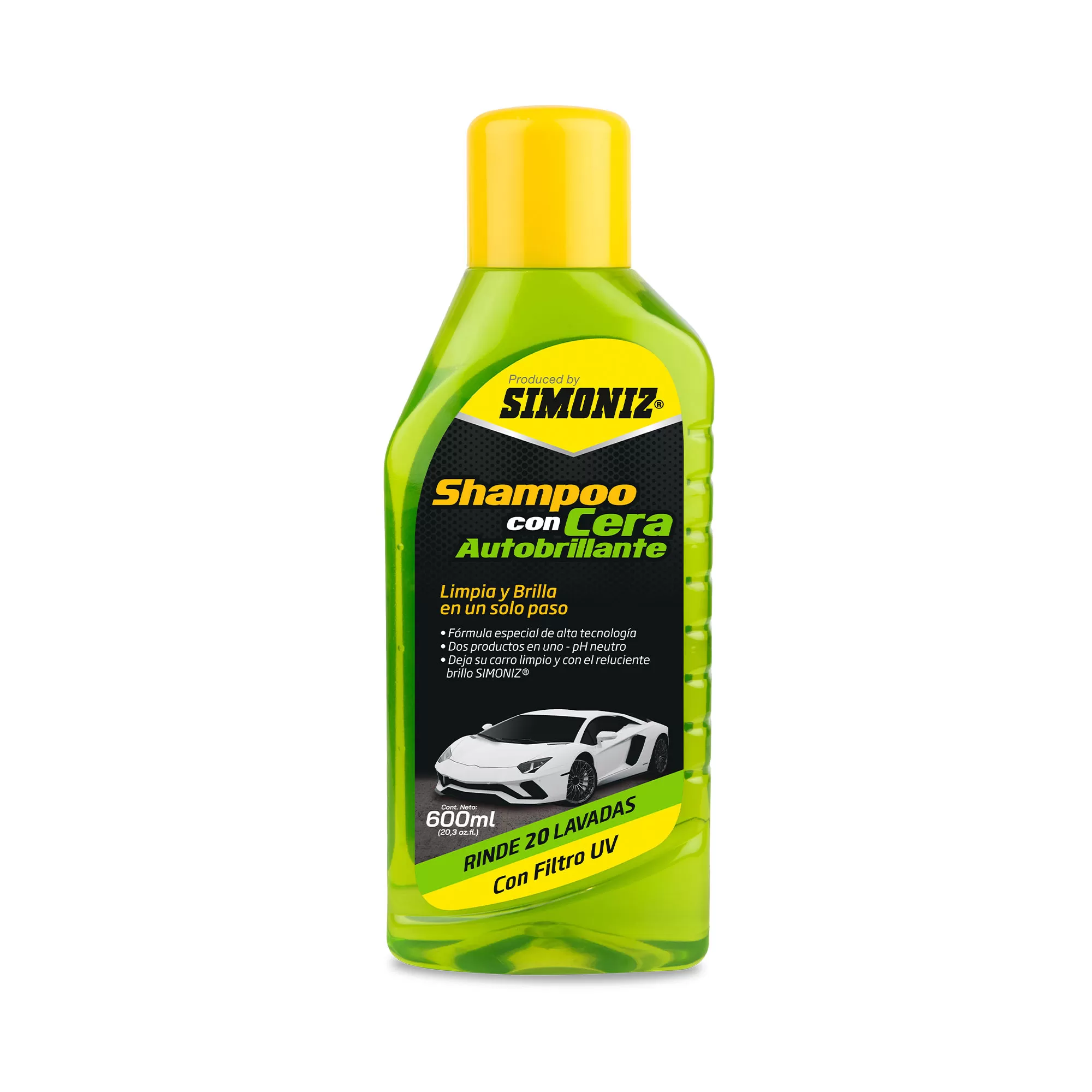 SHAMPOO SIMONIZ CERA AUTO BRILLANTE 600ML