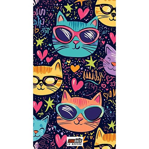 BUFF 90 CM GATO CON GAFAS 021