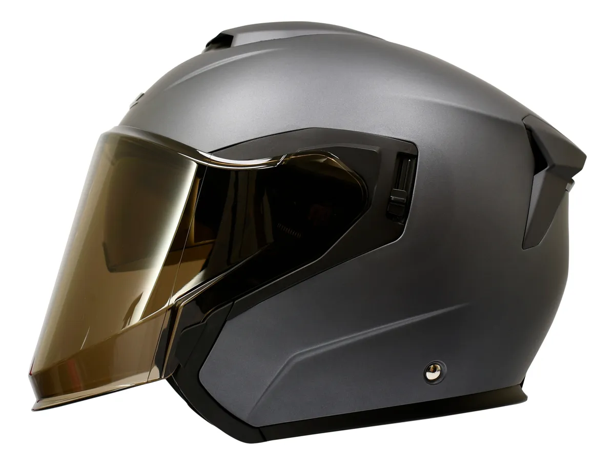 CASCO ZEUS 626 SOLID TITANIO MATE