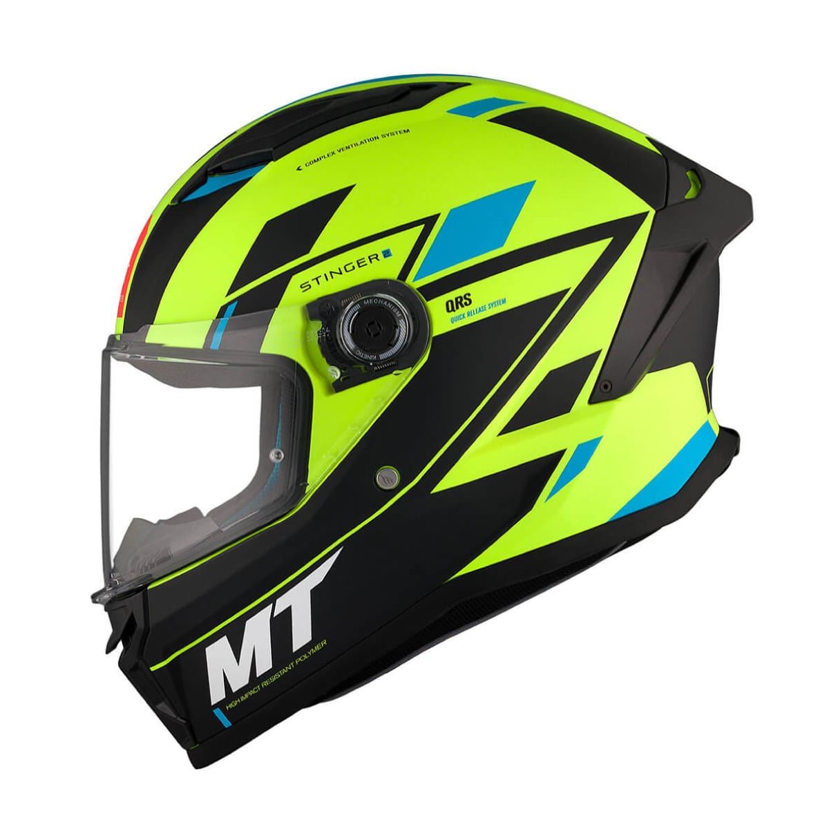 CASCO MT STINGER 2 ZIVZE C3 AMARILLO NEGRO MATE