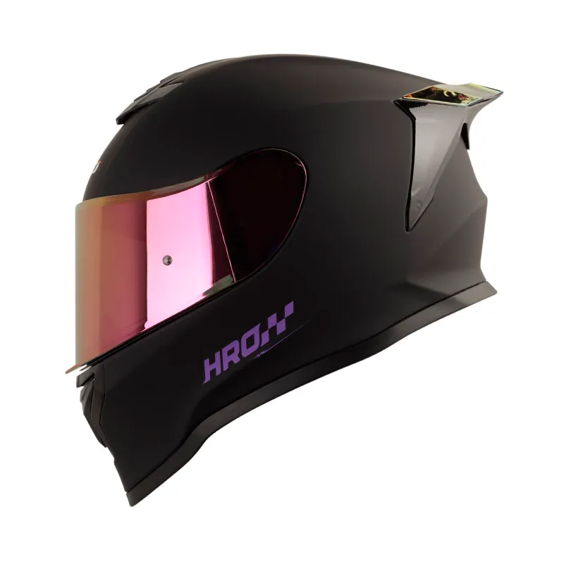 CASCO HRO 506SP SOLID NEGRO MORADO MATE