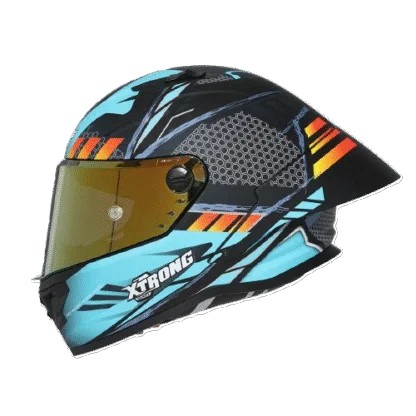 CASCO XTRONG 352R1 RACER AZUL MATE