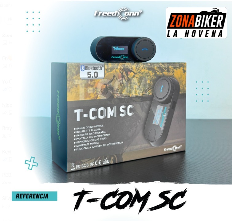 INTERCOMUNICADOR FREEDCONN T-COM CON PANTALLA