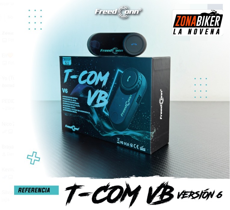 INTERCOMUNICADOR FREEDCONN T-COM SIN PANTALLA