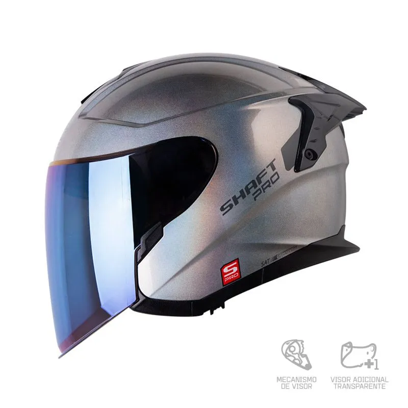 CASCO SHAFT PRO 240DV SOLID CAMALEON GRIS BRILLANTE