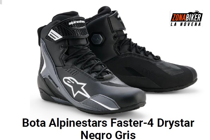 BOTA ALPINESTAR FAST 4 DS NEGRO GRIS