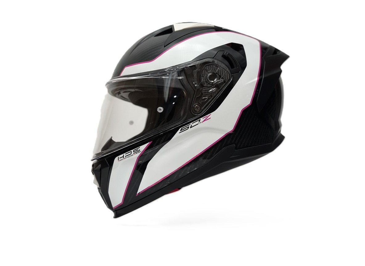 CASCO GIVI H50Z NEGRO BLANCO FUCSIA BRILLANTE