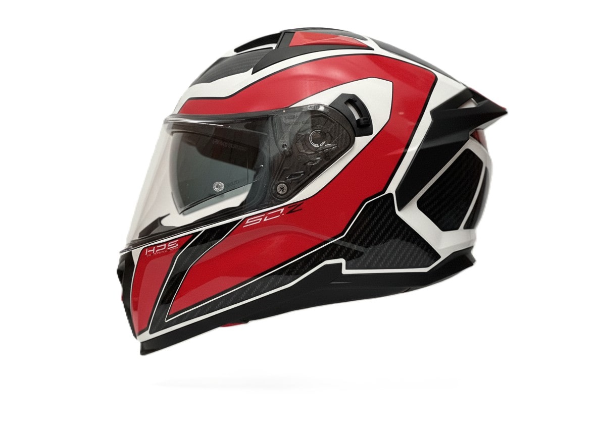 CASCO GIVI H50Z BLANCO ROJO NEGRO BRILLANTE