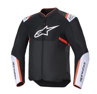 CHAQUETA ALPINESTAR PROTEC T-SPS AIR V2 NEGRO BLANCO FLUOR