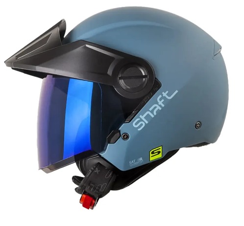 CASCO SHAFT 212 SOLID AZUL GRIS