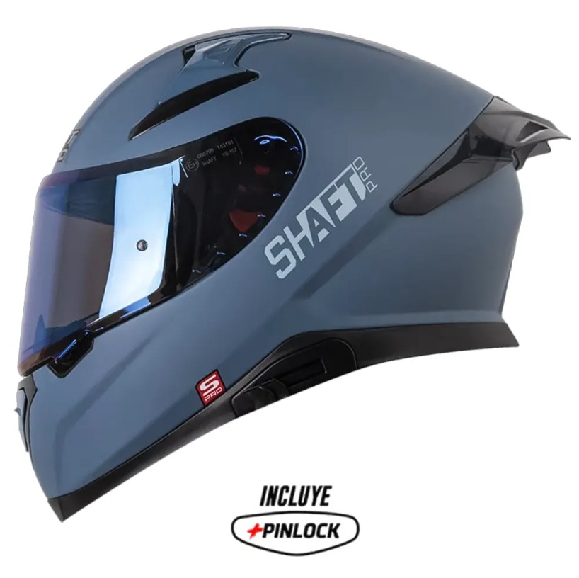 CASCO SHAFT PRO 612DV SOLID AZUL MATE GRIS