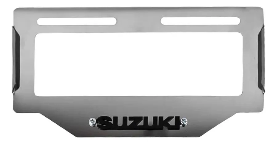 PORTA PLACA LAMINA PLATA SUZUKI