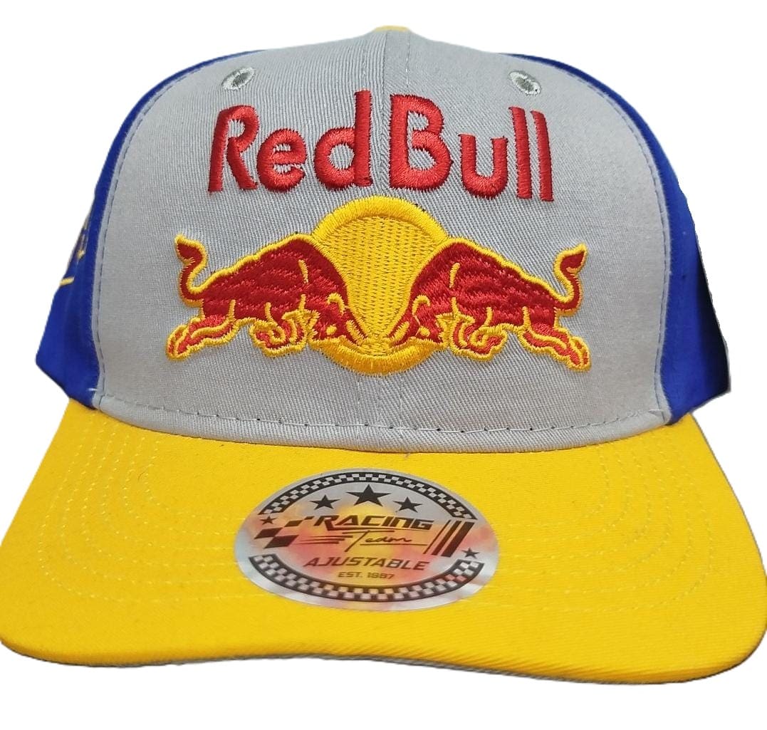 GORRA 3A KTM REDBULL AZUL OSCURO AMARILLO GRIS