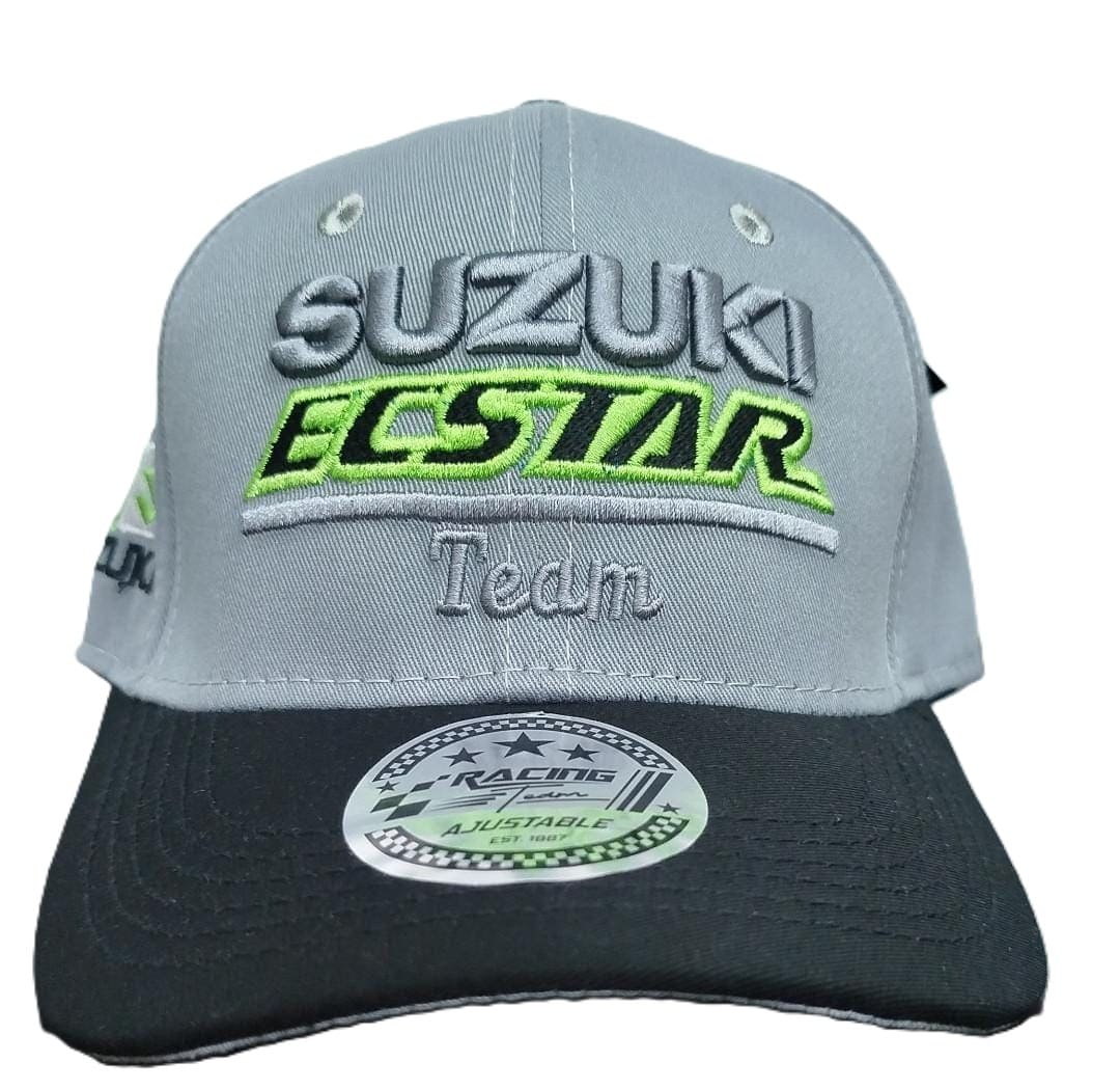 GORRA 3A SUZUKI GRIS NEGRA VERDE