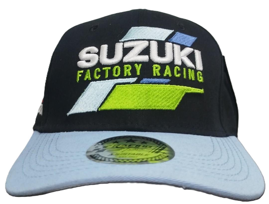 GORRA 3A SUZUKI NEGRO AZUL CLARO