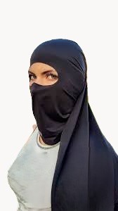 BUFF NIQAB NEGRO