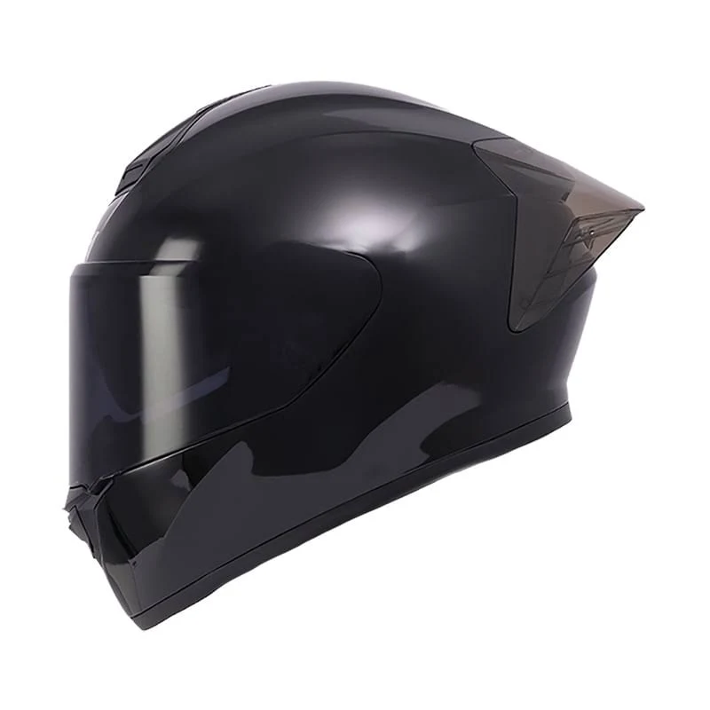 CASCO ICH 505 SOLID NEGRO BRILLANTE