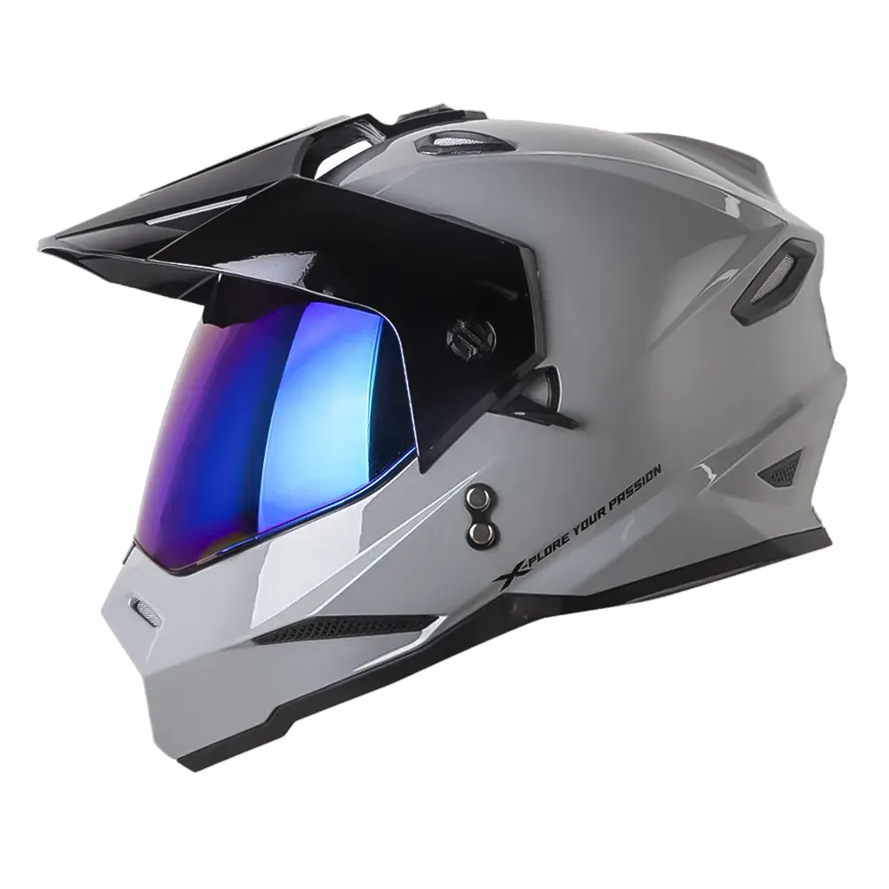 CASCO X-ONE MX328DV SOLID GRIS NEGRO