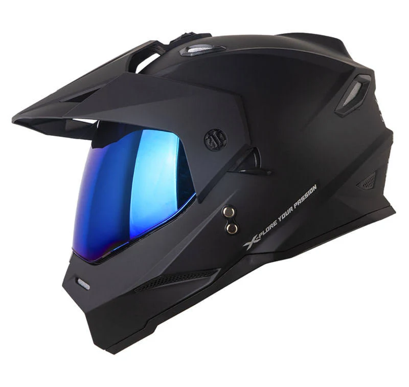 CASCO X-ONE MX328DV SOLID NEGRO MATE SILVER