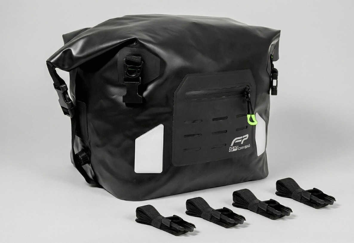 MALETA FIREPARTS DRYBAG IMPERMEABLE S30 C3 NEGRO