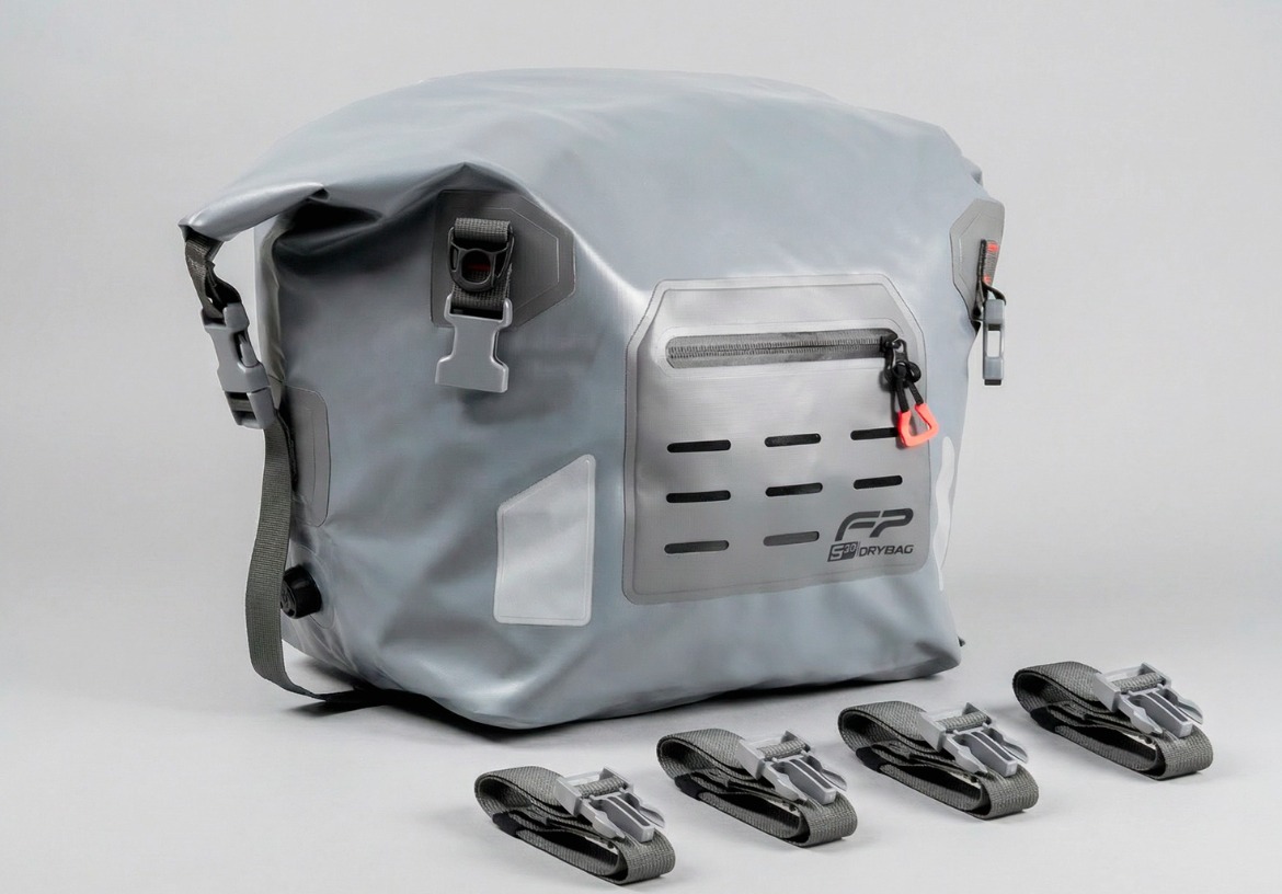 MALETA FIREPARTS DRYBAG IMPERMEABLE S30 C3 GRIS
