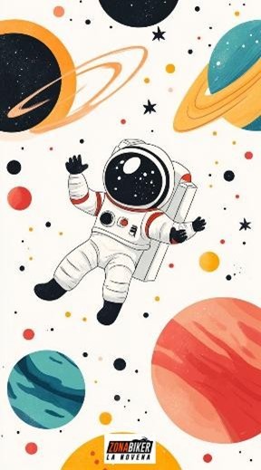 BUFF 70 CM ASTRONAUTA BLANCO 703