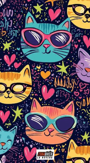 BUFF 70 CM GATO CON GAFAS 721