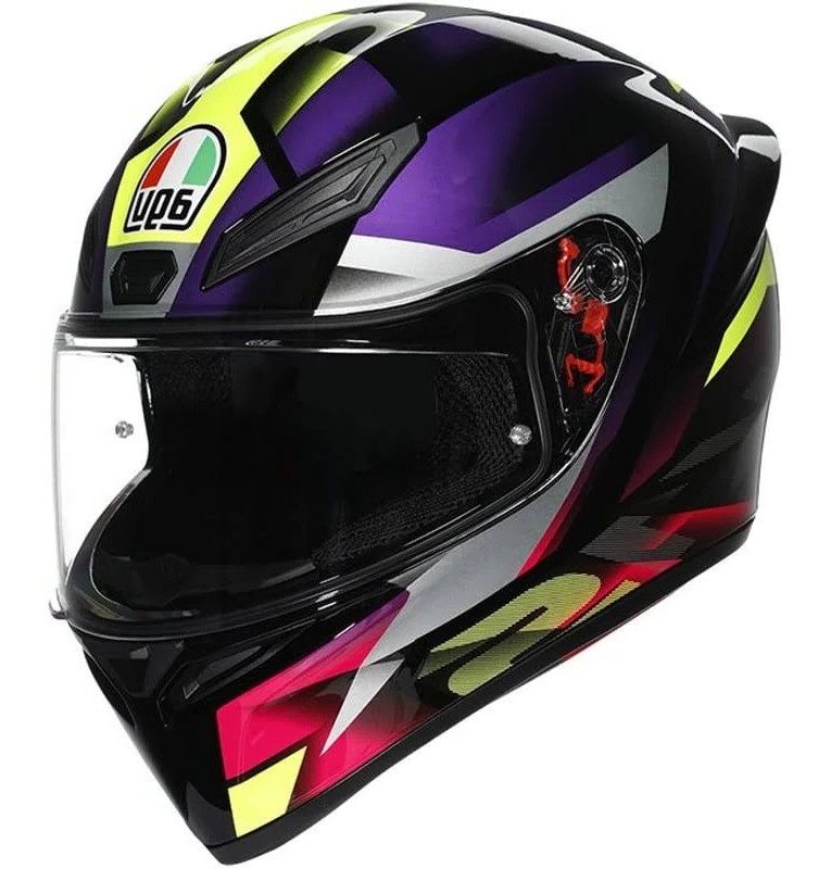 CASCO AGV K1-S FASTLAP MORADO ROSA
