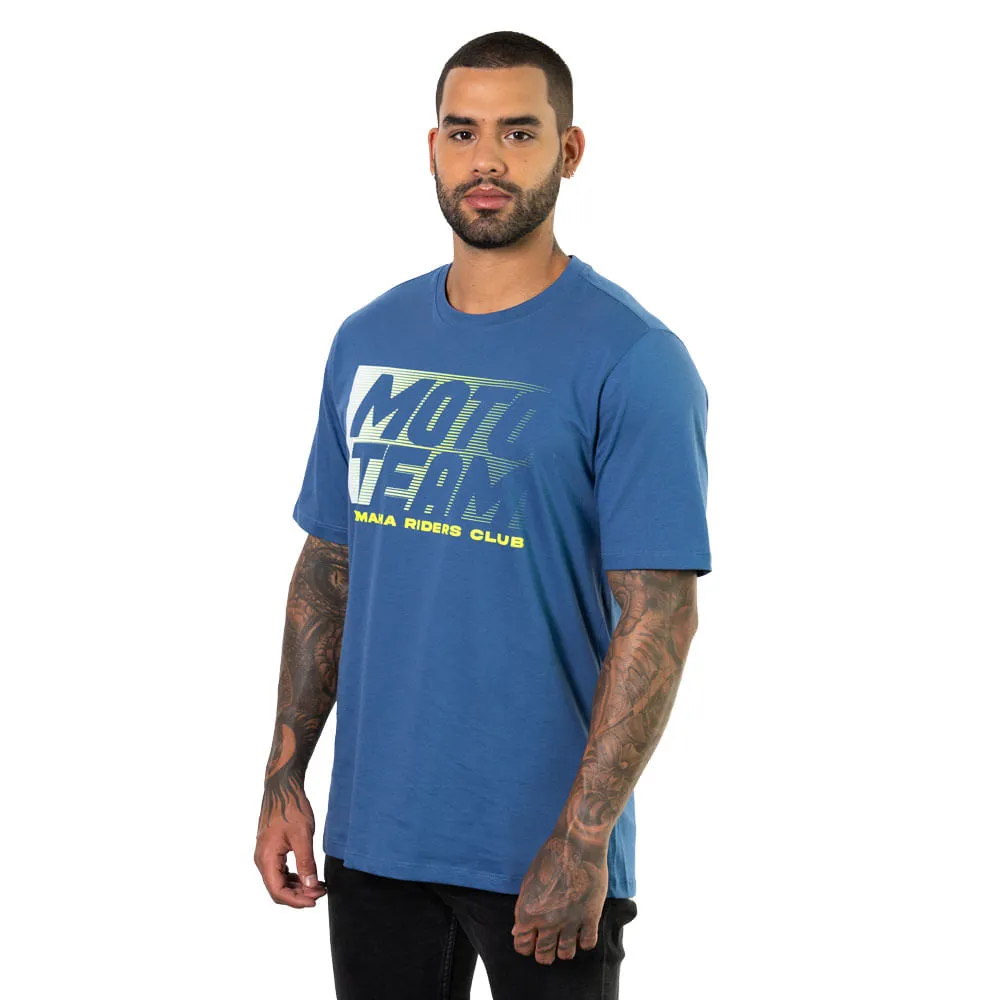CAMISETA YAMAHA MOTO TEAM MASCULINO AZUL