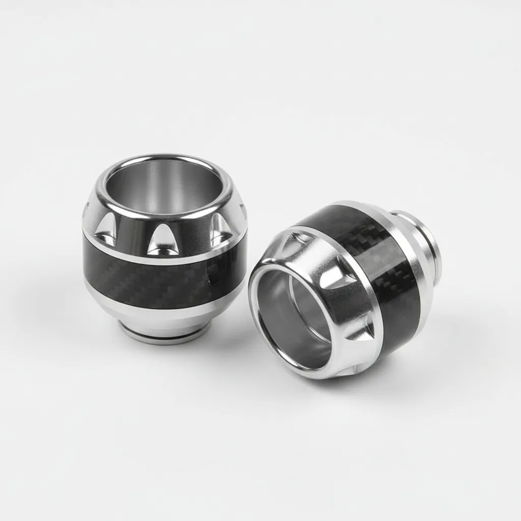 SLIDER BARRAS LUJO CARBONO PLATEADO