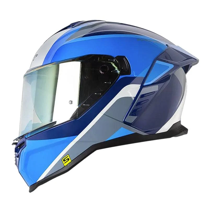 CASCO SHAFT 598GTR SPEEDOU AZUL GRIS