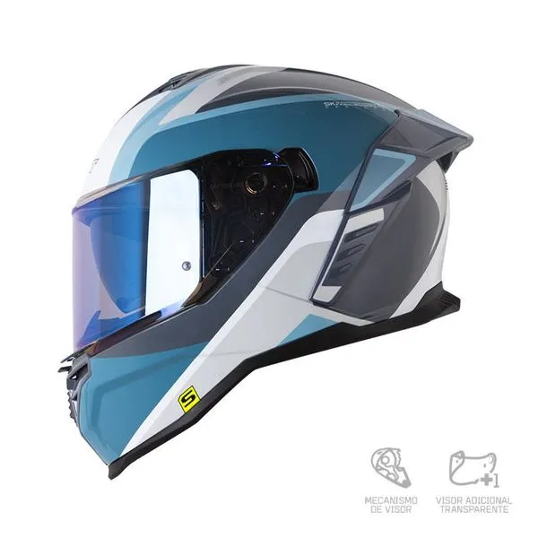 CASCO SHAFT 598GTR SPEEDOU GRIS OSCURO GRIS